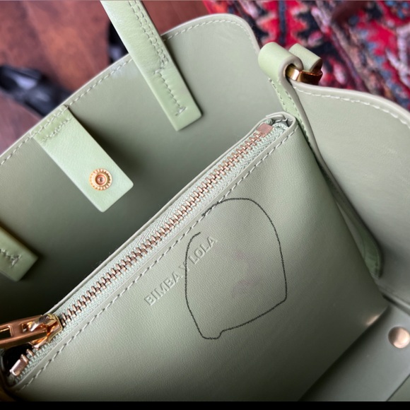 𝙱𝙸𝙼𝙱𝙰 𝚈 𝙻𝙾𝙻𝙰 Leather Chihuahua Bag in Apple Green - Picture 13 of 13